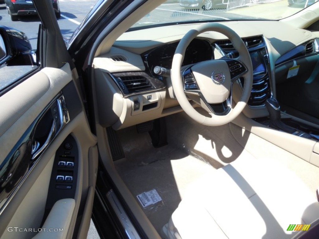 2014 CTS Luxury Sedan AWD - Majestic Plum Metallic / Light Cashmere/Medium Cashmere photo #7