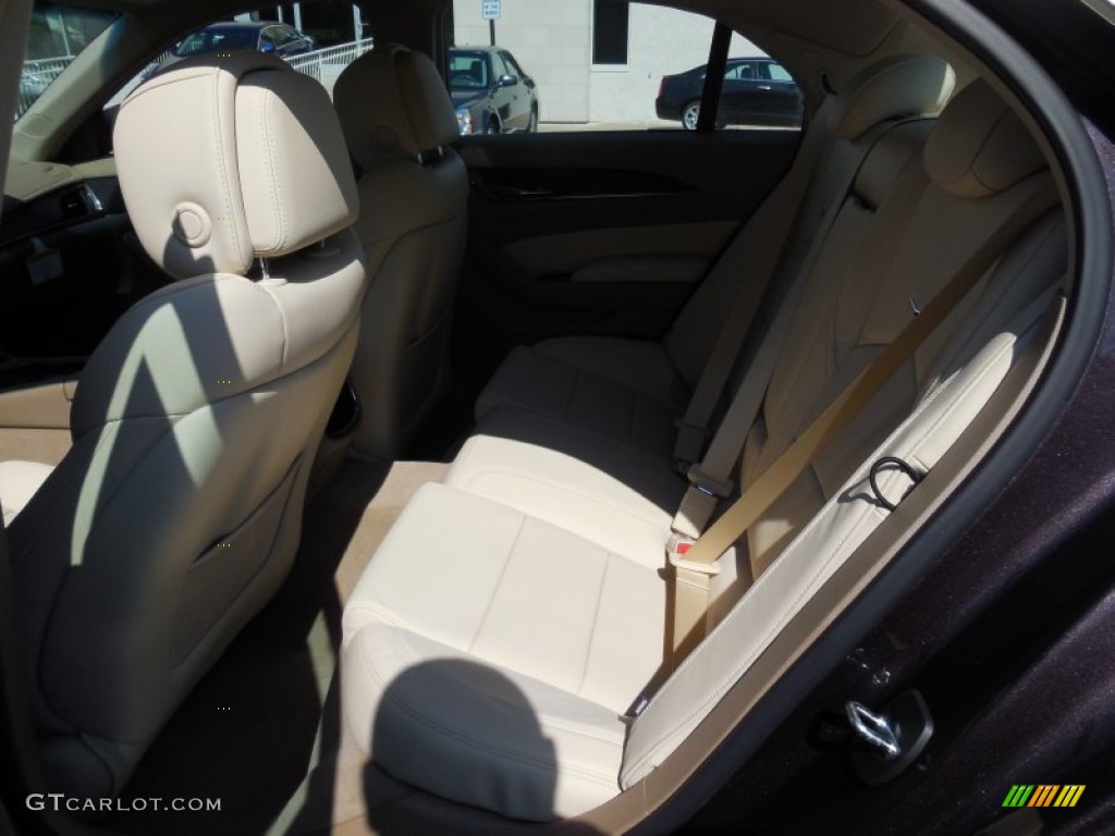 2014 CTS Luxury Sedan AWD - Majestic Plum Metallic / Light Cashmere/Medium Cashmere photo #9