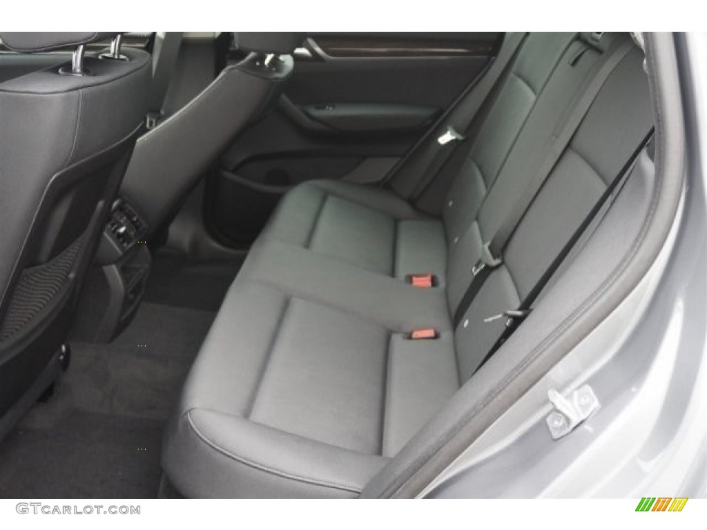 Black Interior 2015 BMW X3 xDrive28i Photo #95472620