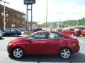 2013 Crystal Red Tintcoat Chevrolet Sonic LTZ Sedan  photo #5