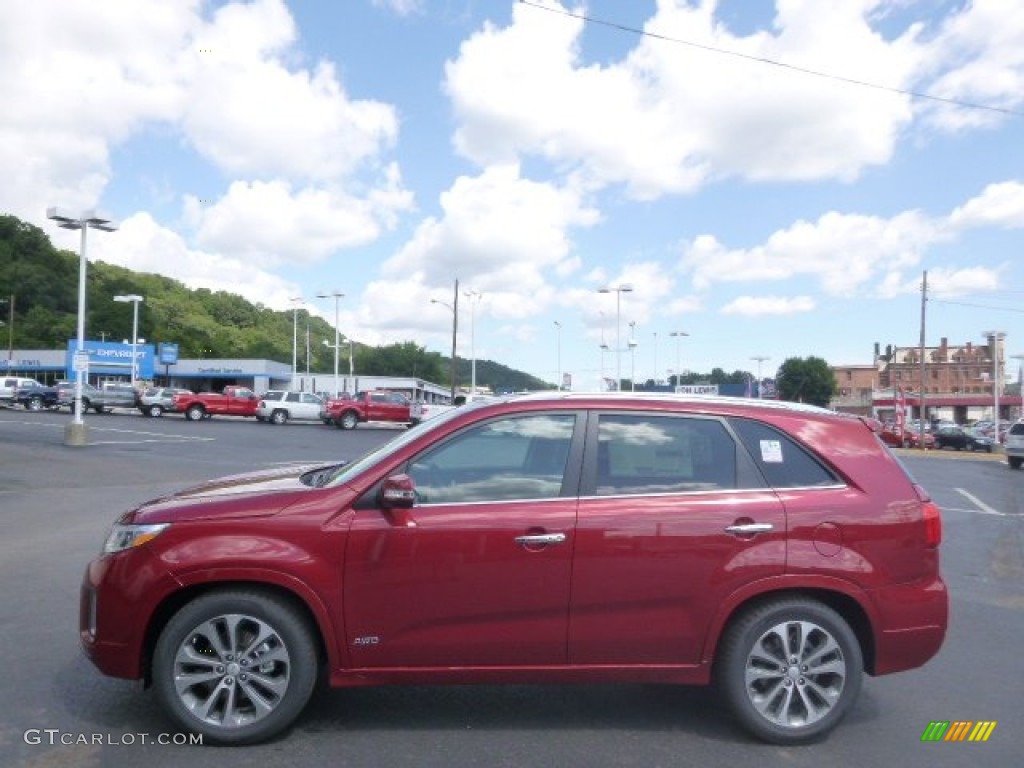 Remington Red 2015 Kia Sorento SX AWD Exterior Photo #95473607