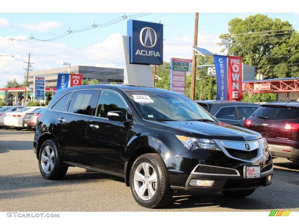 Crystal Black Pearl Acura MDX