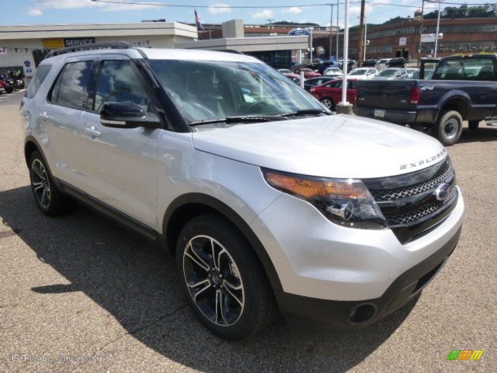 2015 Explorer Sport 4WD - Ingot Silver / Sport Charcoal Black photo #2