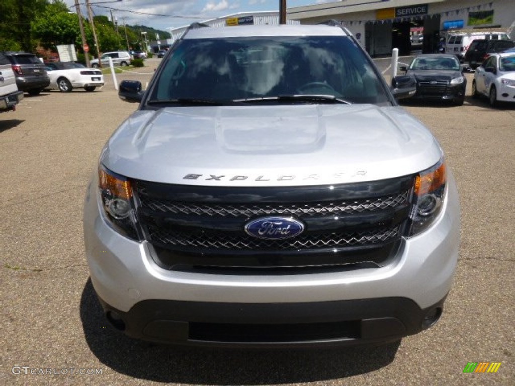 2015 Explorer Sport 4WD - Ingot Silver / Sport Charcoal Black photo #3