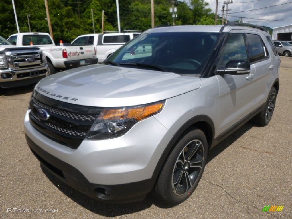 2015 Explorer Sport 4WD - Ingot Silver / Sport Charcoal Black photo #4