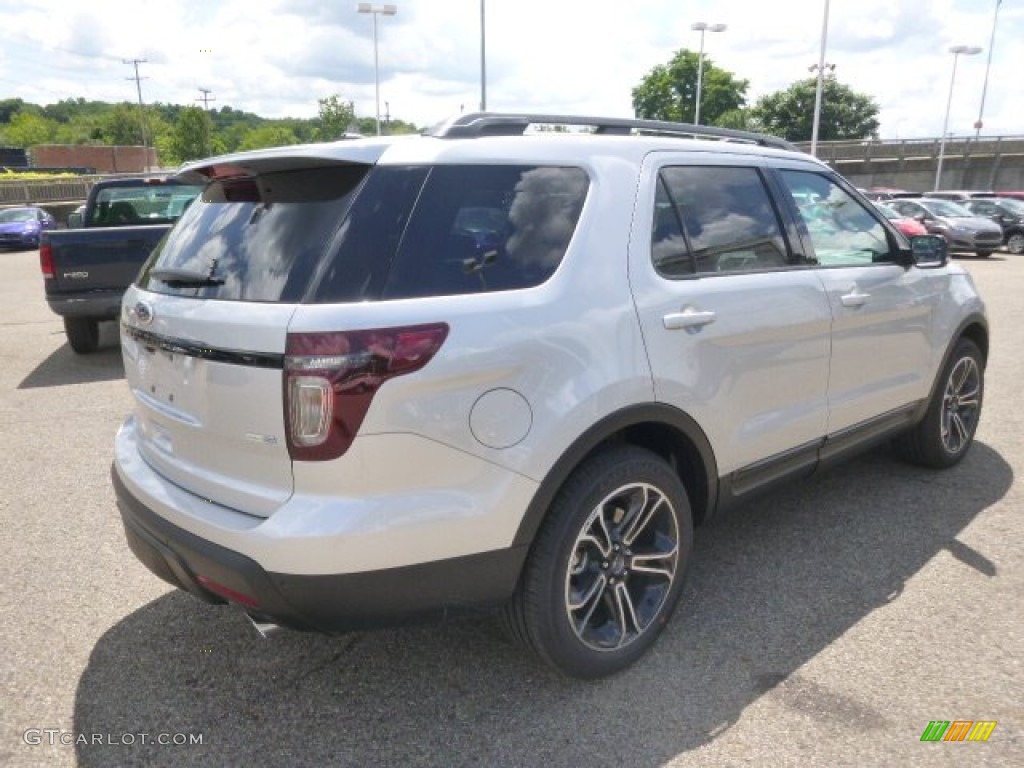 2015 Explorer Sport 4WD - Ingot Silver / Sport Charcoal Black photo #8