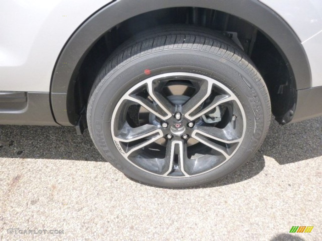 2015 Explorer Sport 4WD - Ingot Silver / Sport Charcoal Black photo #9
