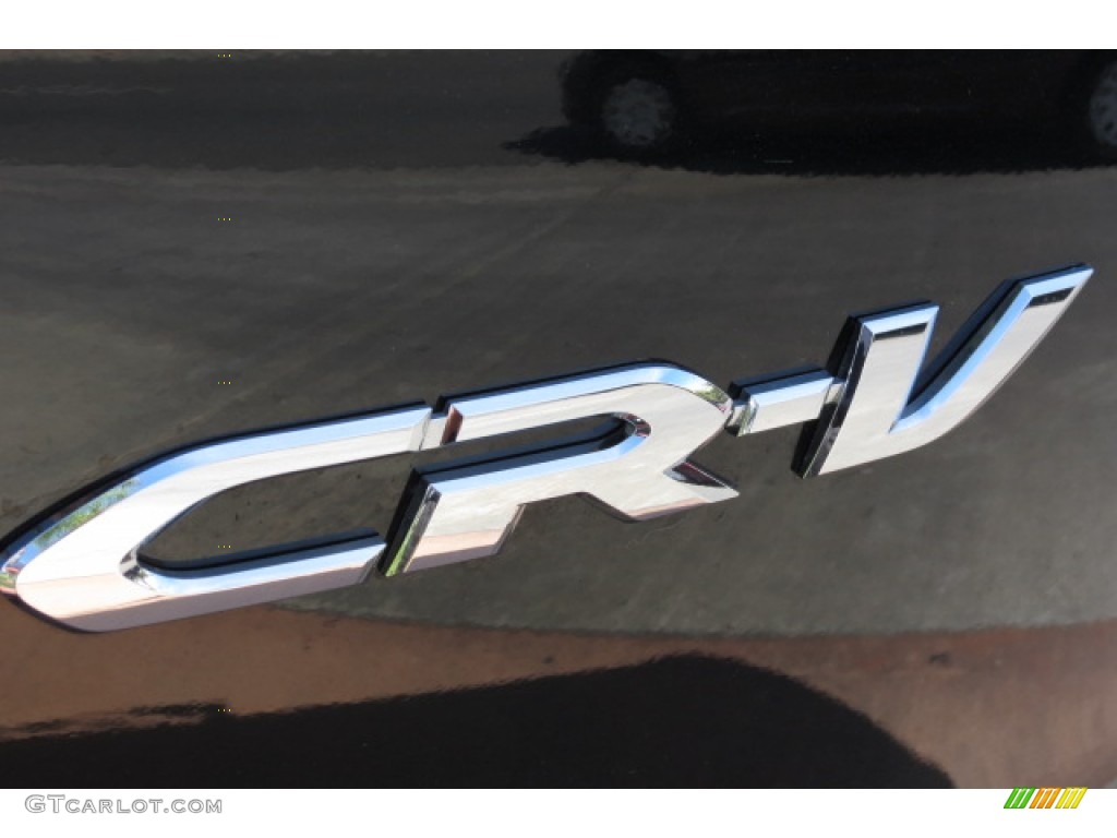 2012 CR-V EX - Crystal Black Pearl / Black photo #2