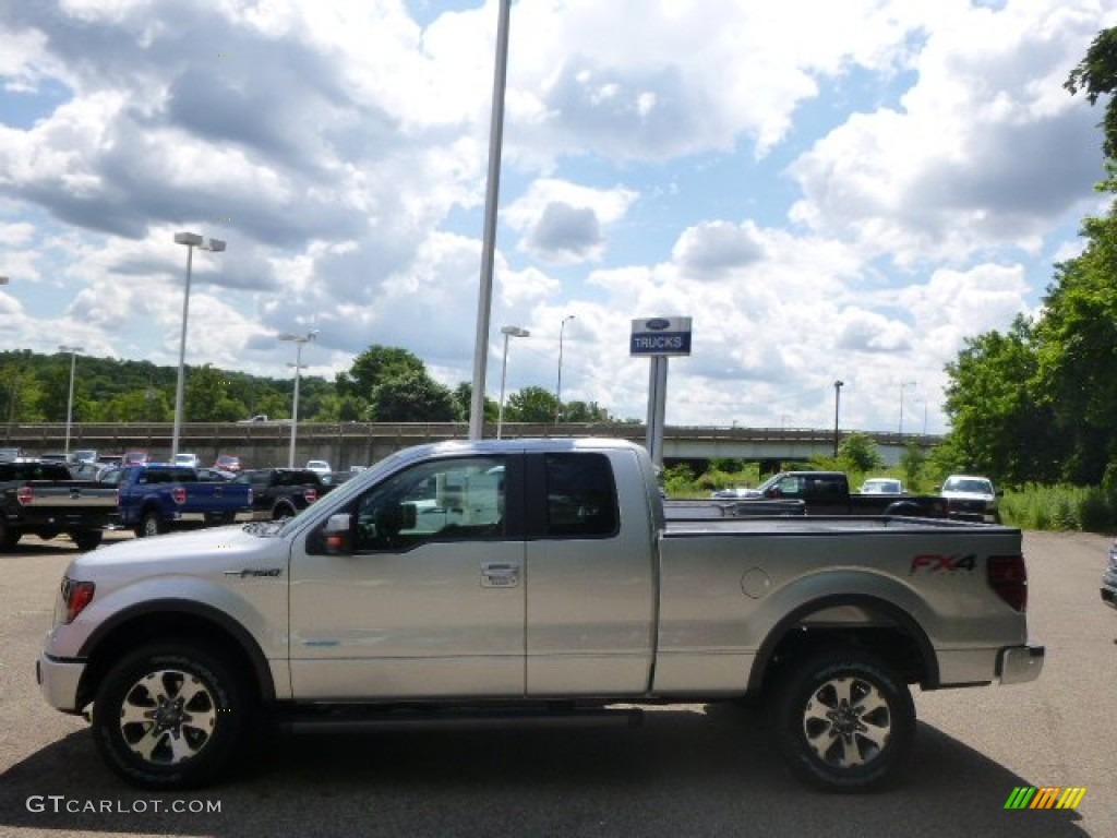 2014 F150 FX4 SuperCab 4x4 - Ingot Silver / Black photo #5