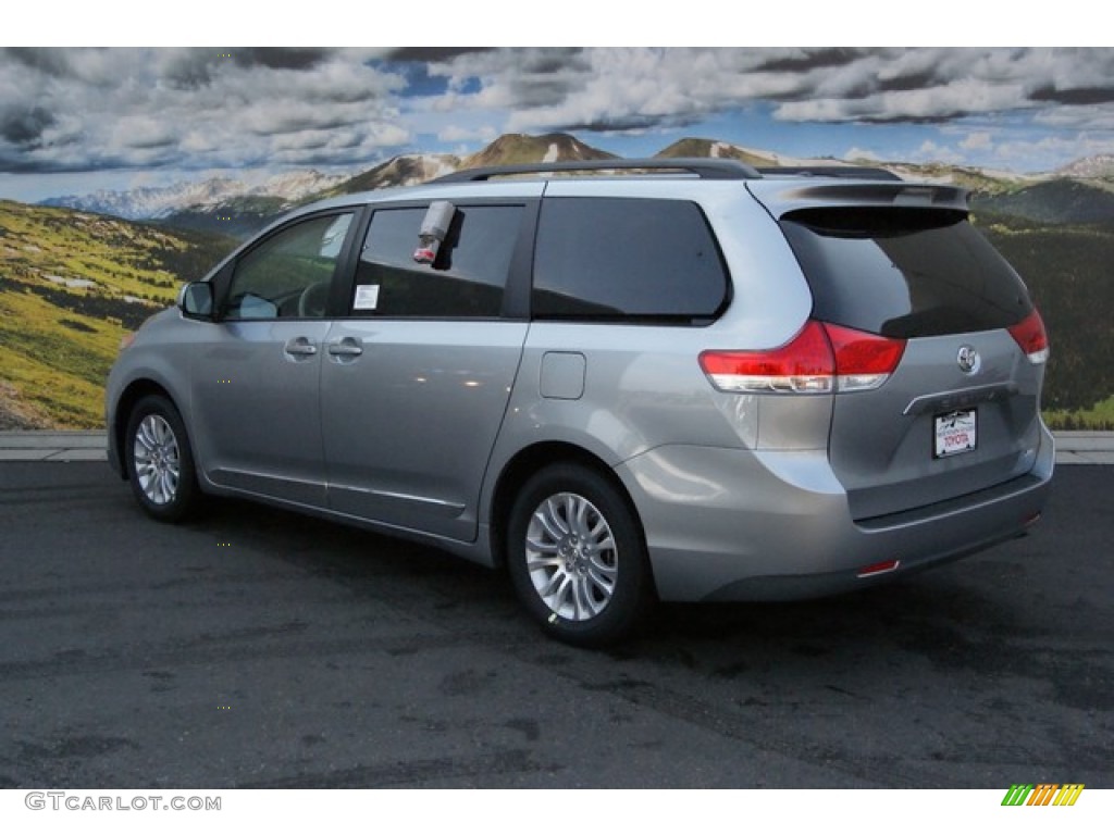 2014 Sienna XLE - Silver Sky Metallic / Light Gray photo #3
