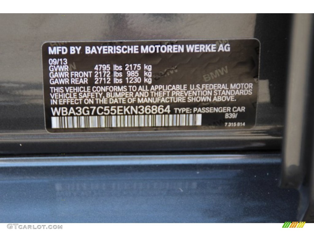 2014 3 Series 328i xDrive Sports Wagon - Mineral Grey Metallic / Saddle Brown photo #33