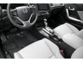  2014 Civic EX-L Coupe Gray Interior