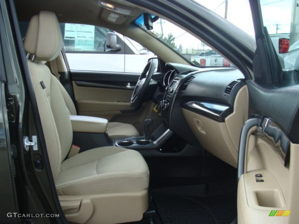 2011 Sorento LX AWD - Tuscan Olive / Beige photo #8