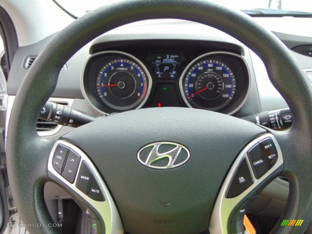 2012 Elantra GLS - Silver / Gray photo #19