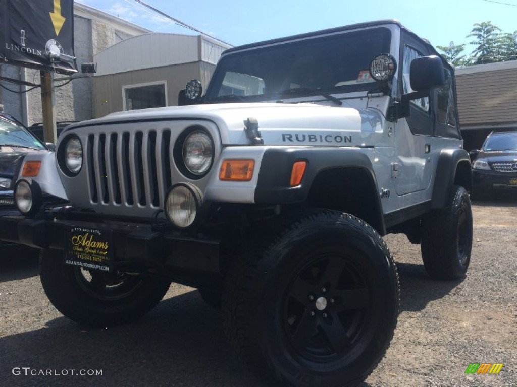 2006 Wrangler Rubicon 4x4 - Bright Silver Metallic / Dark Slate Gray photo #1