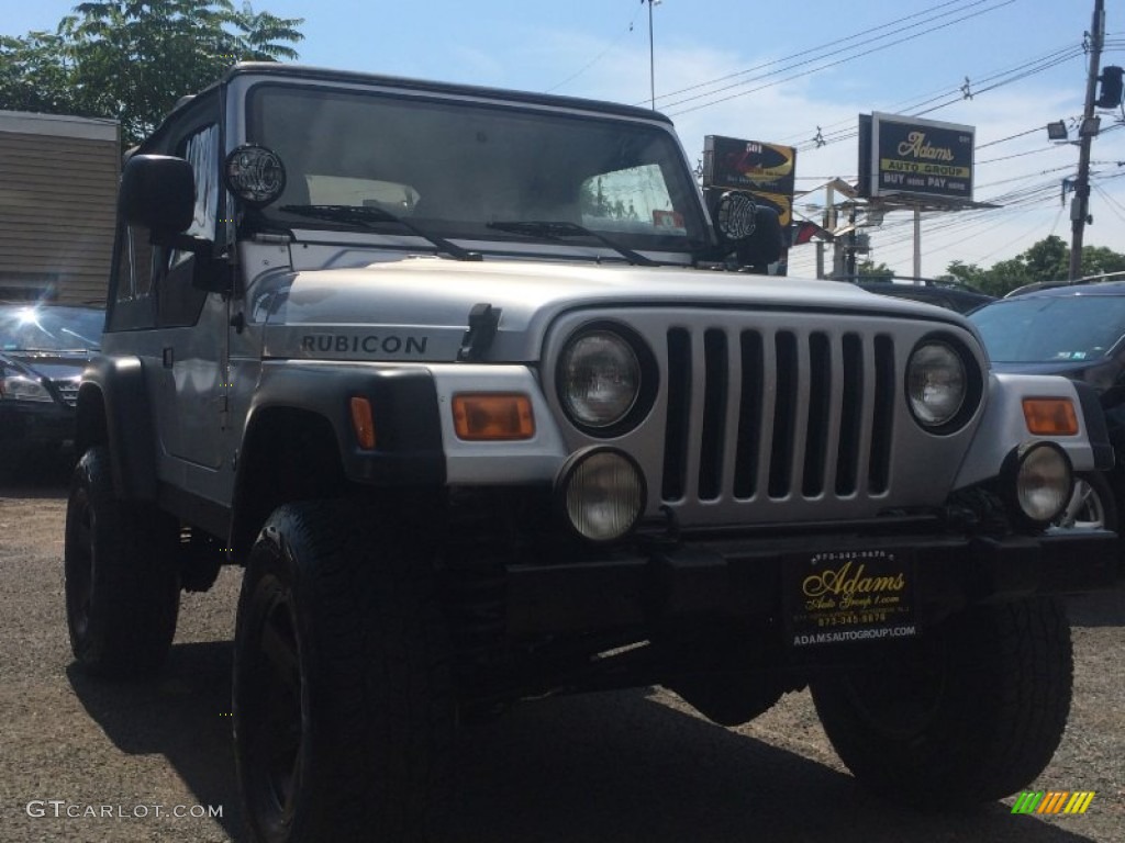 2006 Wrangler Rubicon 4x4 - Bright Silver Metallic / Dark Slate Gray photo #3