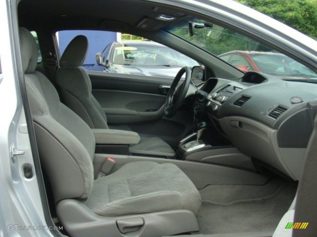 Gray Interior 2006 Honda Civic LX Coupe Photo #95482637