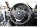 Black 2014 BMW 3 Series 328i xDrive Sedan Steering Wheel