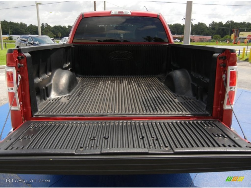 2010 F150 XLT SuperCab - Red Candy Metallic / Medium Stone photo #5