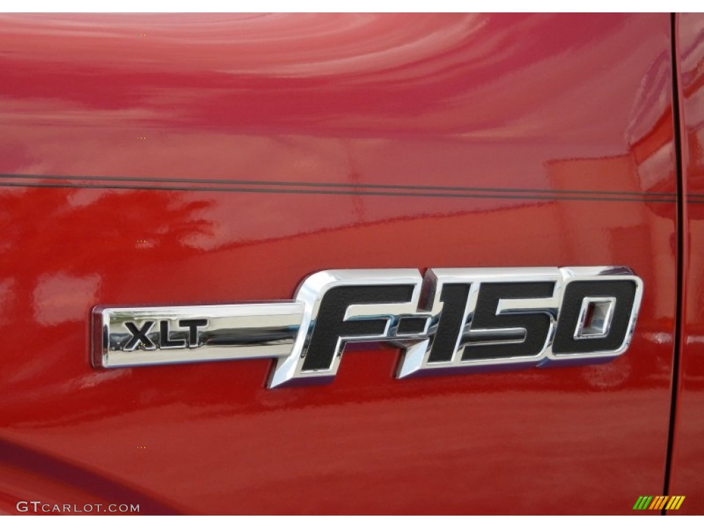 2010 F150 XLT SuperCab - Red Candy Metallic / Medium Stone photo #10