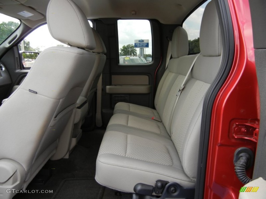 2010 F150 XLT SuperCab - Red Candy Metallic / Medium Stone photo #15