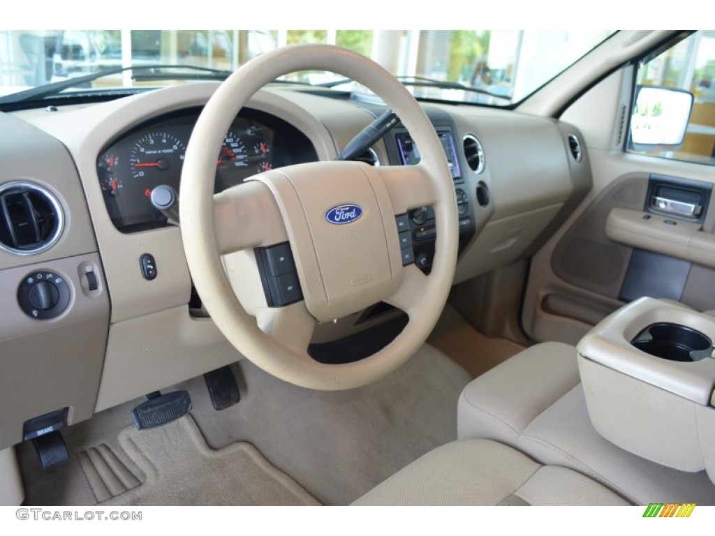 2006 F150 XLT SuperCrew 4x4 - Oxford White / Tan photo #10