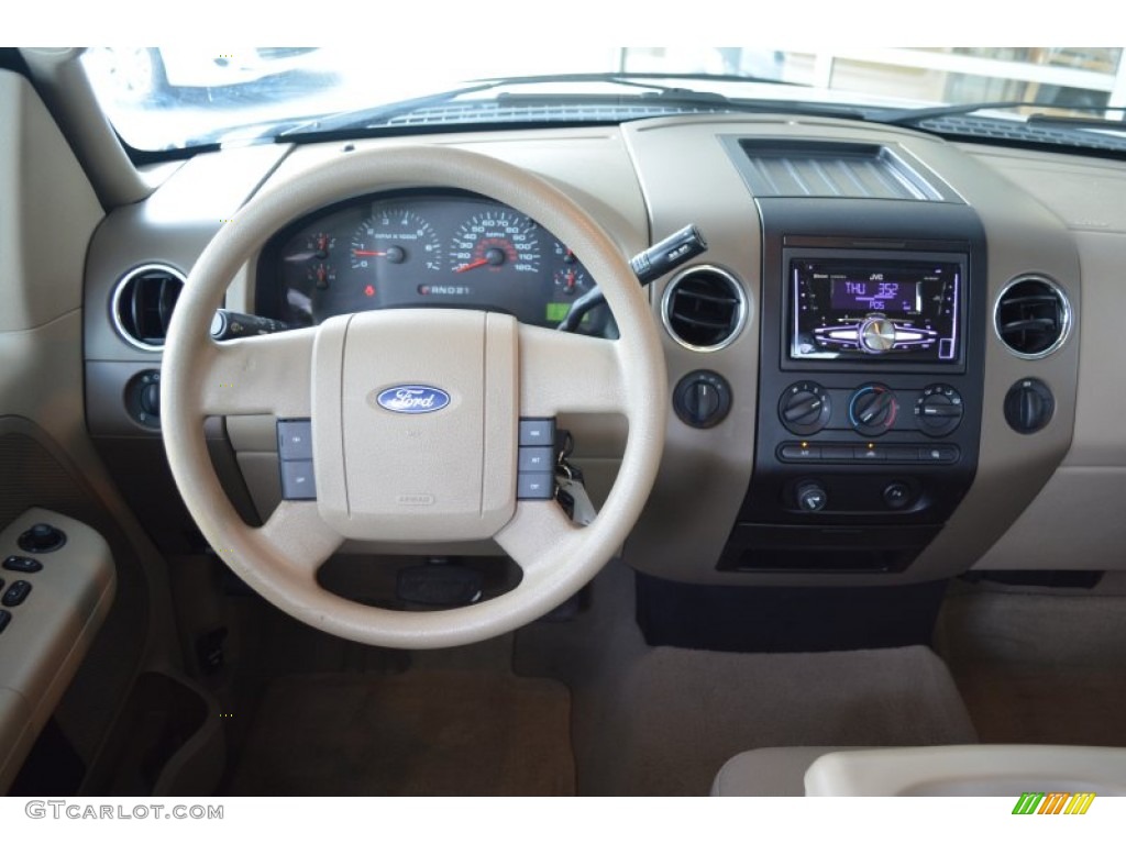 2006 F150 XLT SuperCrew 4x4 - Oxford White / Tan photo #20