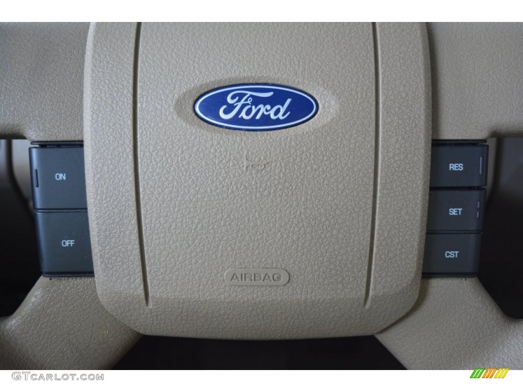 2006 F150 XLT SuperCrew 4x4 - Oxford White / Tan photo #23