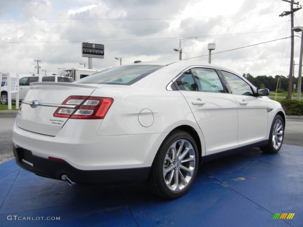 2015 Taurus Limited - White Platinum Metallic / Dune photo #3