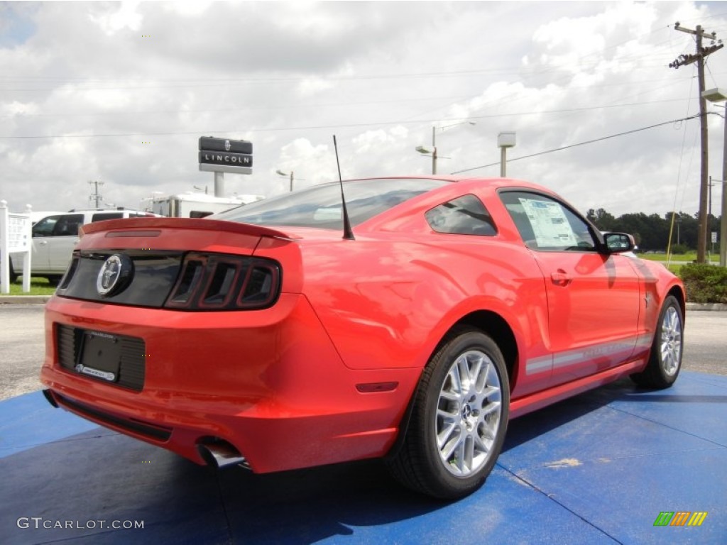 2014 Mustang V6 Premium Coupe - Race Red / Charcoal Black photo #3