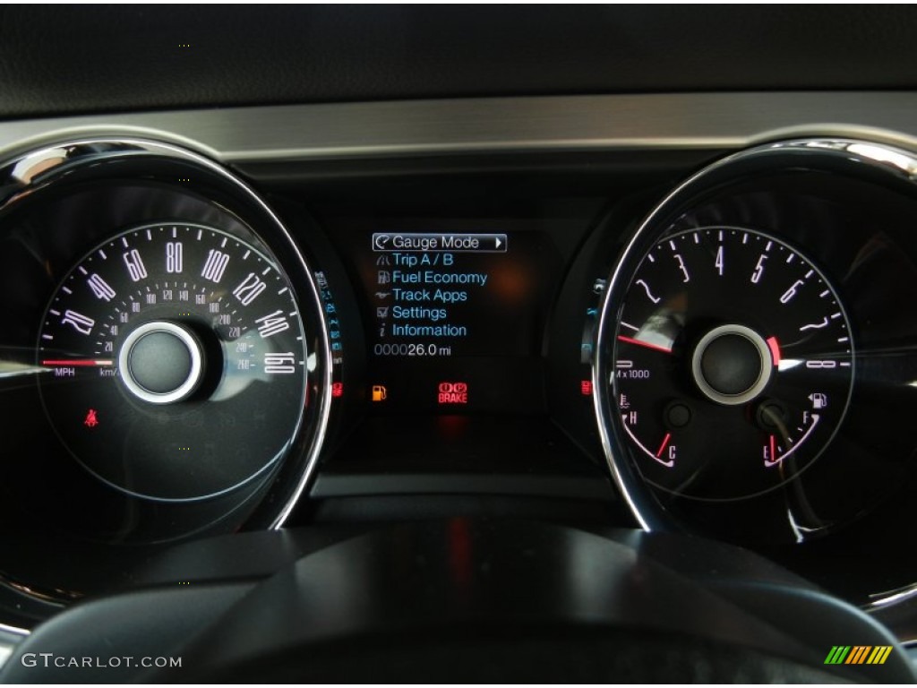 2014 Mustang V6 Premium Coupe - Race Red / Charcoal Black photo #9