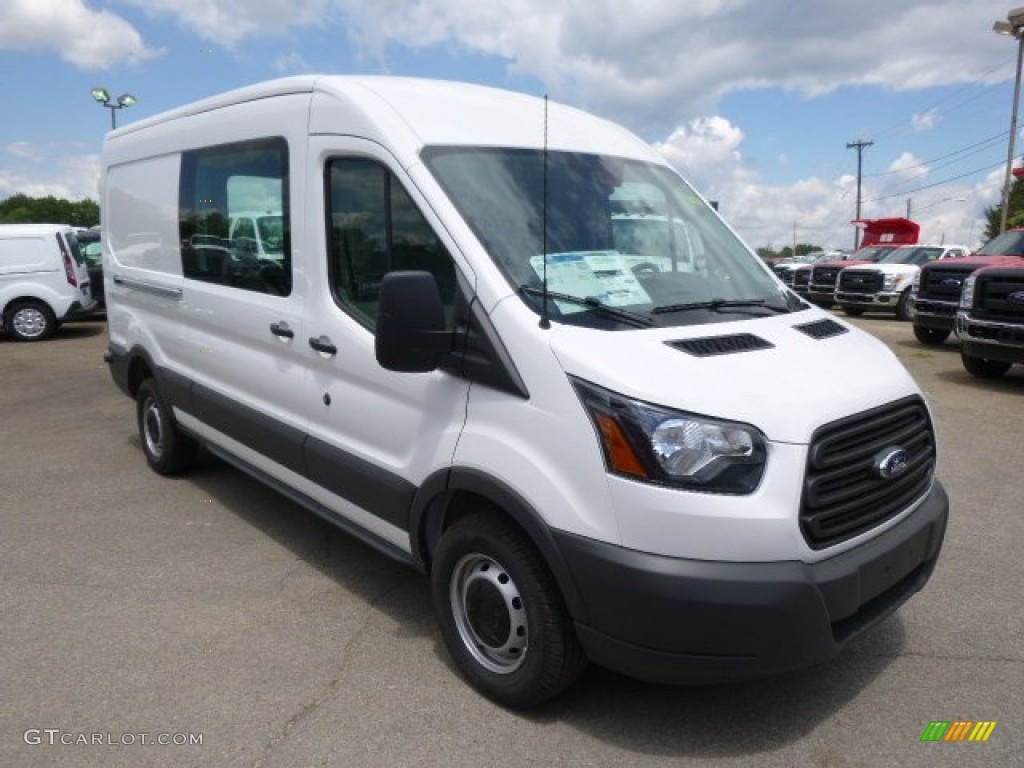 Oxford White 2015 Ford Transit Van 250 MR Long Exterior Photo #95488223