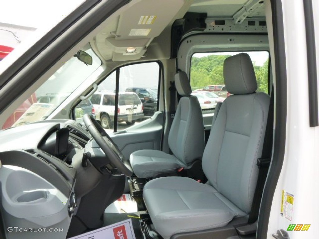 Pewter Interior 2015 Ford Transit Van 250 MR Long Photo #95488400