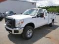 Oxford White - F350 Super Duty XL Super Cab 4x4 Utility Photo No. 4