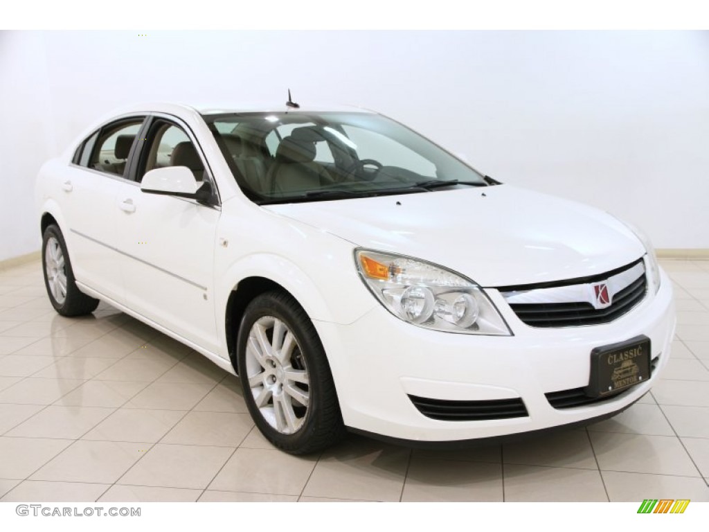 2007 Aura XE - Cream White / Tan photo #1