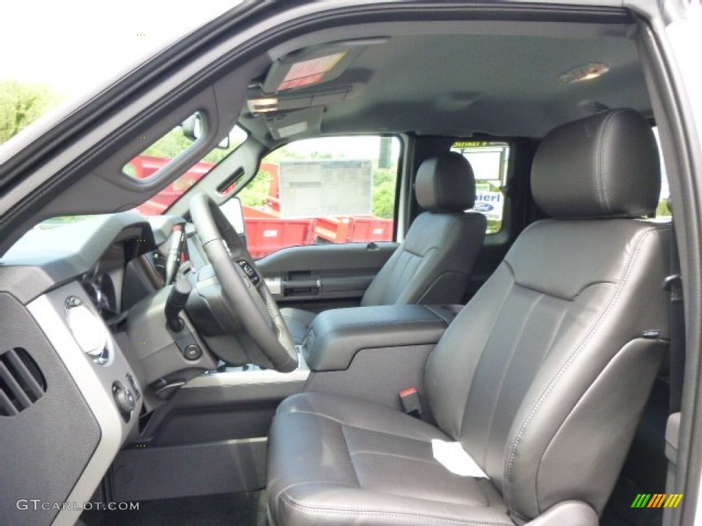 2015 Ford F350 Super Duty Lariat Super Cab 4x4 Front Seat Photo #95492342