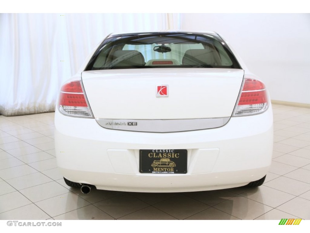 2007 Aura XE - Cream White / Tan photo #15