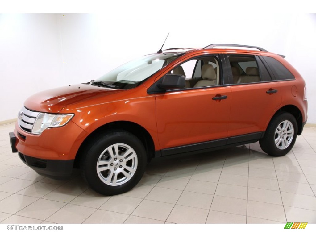 Blazing Copper Metallic 2007 Ford Edge SE Exterior Photo #95492573