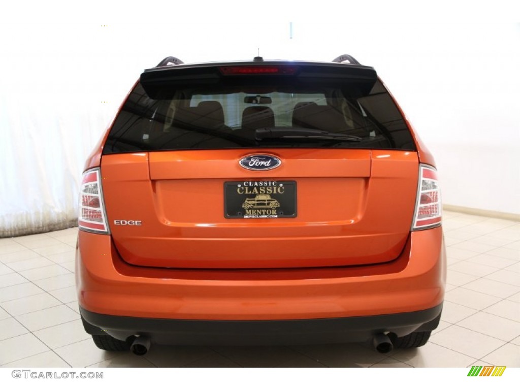 2007 Edge SE - Blazing Copper Metallic / Camel photo #14