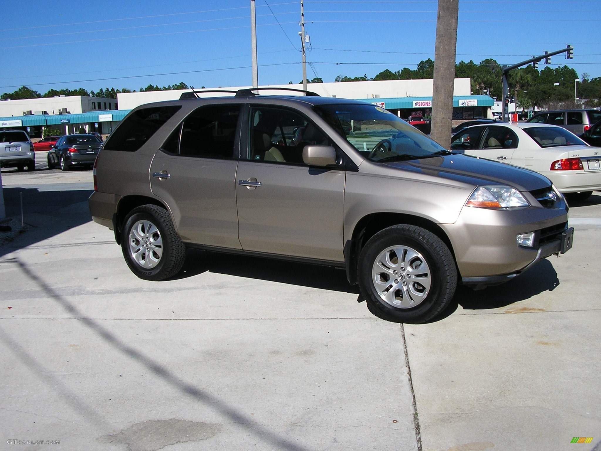 2003 MDX Touring - Sandstone Metallic / Saddle photo #7