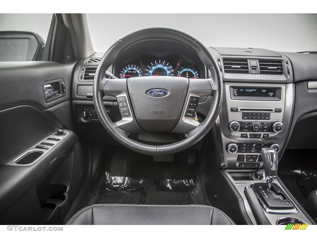 2010 Ford Fusion SEL V6 Charcoal Black Dashboard Photo #95496328