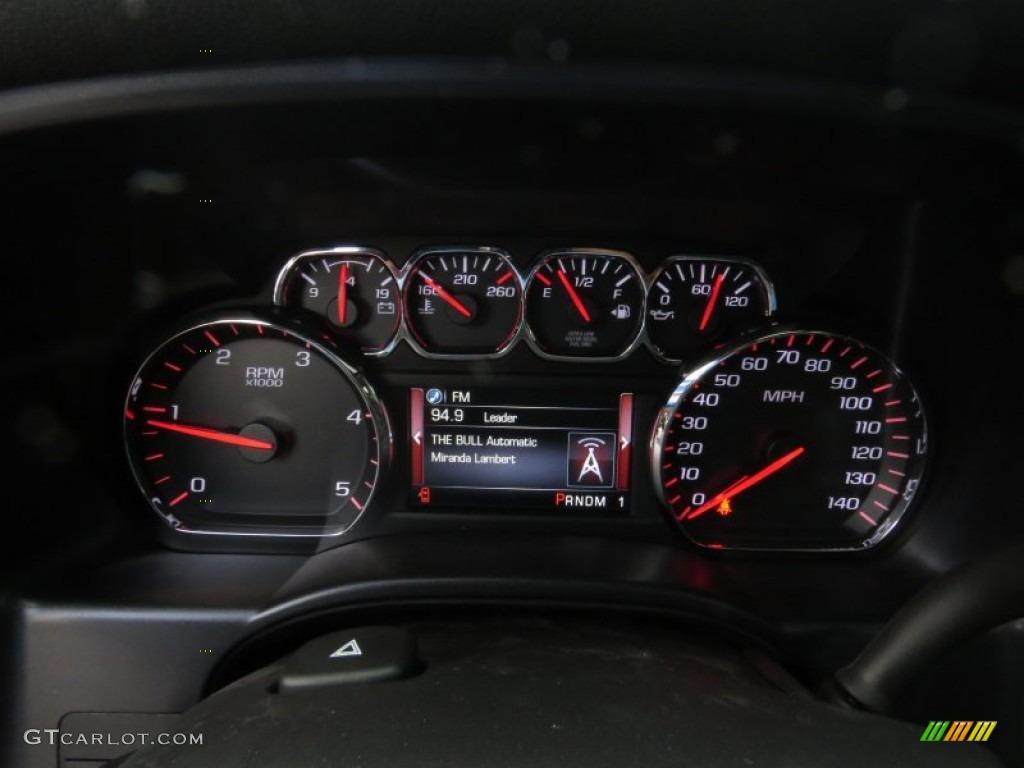 2015 GMC Sierra 2500HD SLT Crew Cab 4x4 Gauges Photo #95497772