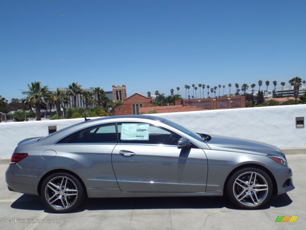 2014 E 350 Coupe - Paladium Silver Metallic / Black photo #3