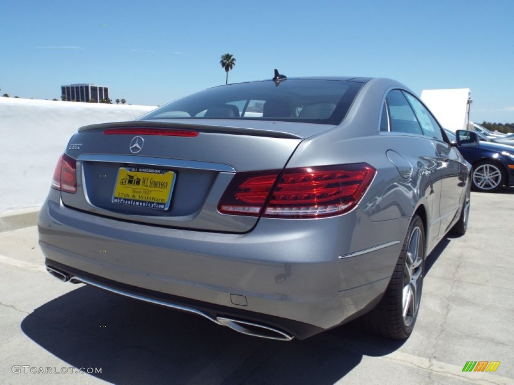2014 E 350 Coupe - Paladium Silver Metallic / Black photo #4