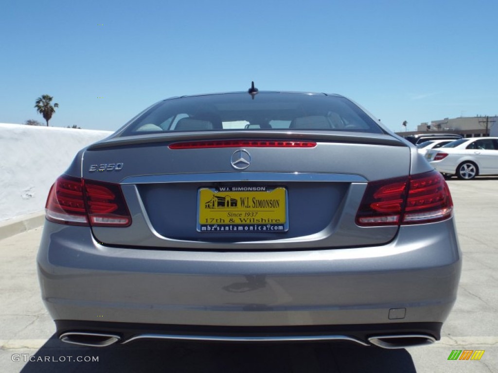 2014 E 350 Coupe - Paladium Silver Metallic / Black photo #5