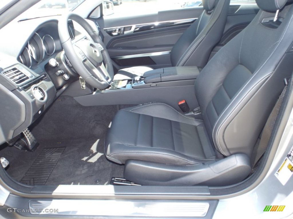 2014 E 350 Coupe - Paladium Silver Metallic / Black photo #7