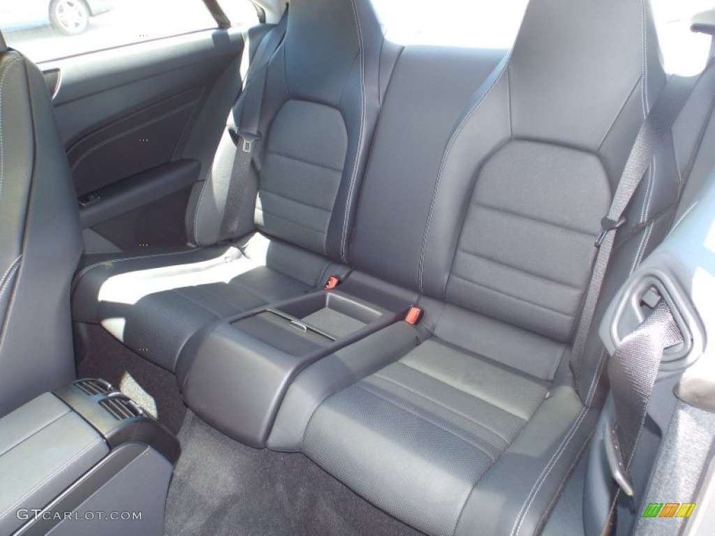 2014 E 350 Coupe - Paladium Silver Metallic / Black photo #8