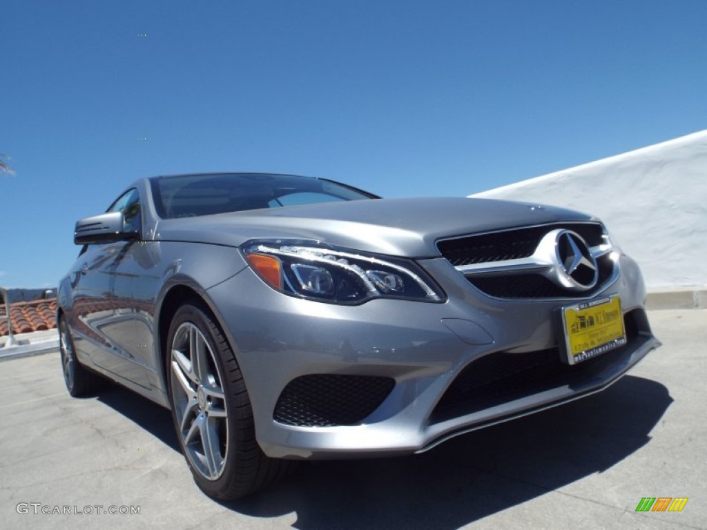 2014 E 350 Coupe - Paladium Silver Metallic / Black photo #10