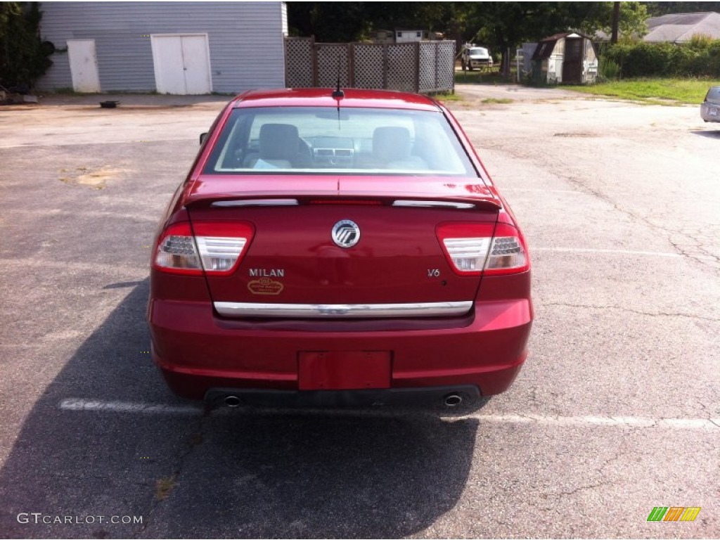 2007 Milan V6 - Vivid Red Metallic / Camel photo #3