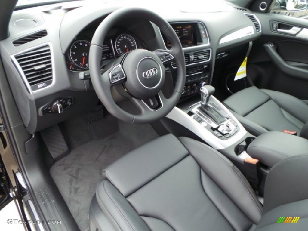 Black Interior 2015 Audi Q5 3.0 TFSI Premium Plus quattro Photo #95500592